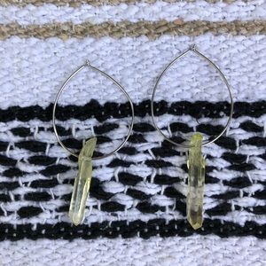 Crystal Hoop Earrings